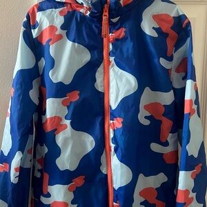 Cat & Jack Blue and Red Camo Kids Rain coat